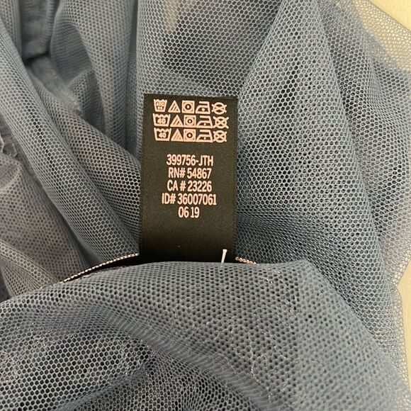 Victoria’s Secret Night Gown Sexy Intimate Robe Wrap Size XS/S Blue Sheer Lace - Picture 8 of 10